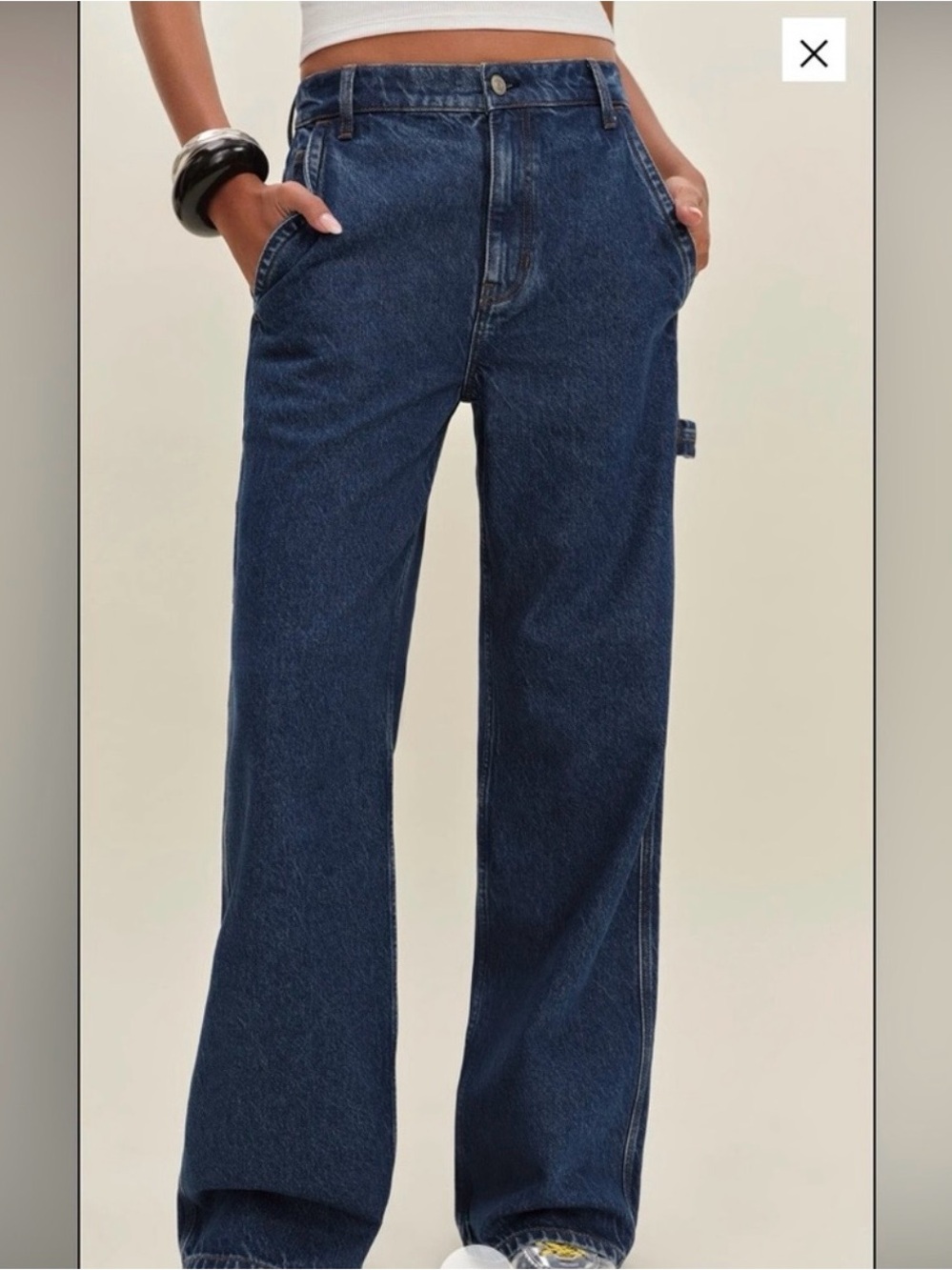 Reformation DIEGO Mid Rise Baggy Utility
Jeans